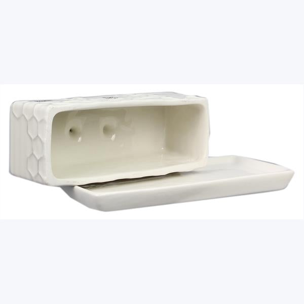 Honey Bee Ceramic Butter Dish