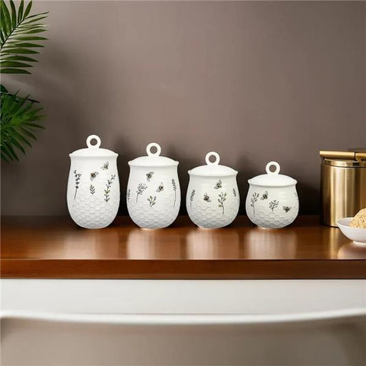 Honey Bee Ceramic Canister Set