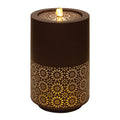 Round Fountain 13"D x 21"H Metal UL Plug