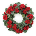 Geranium Wreath 24"D Polyester/Plastic