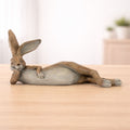 Rabbit Laying (Set of 2) 18"L x 8"H Resin
