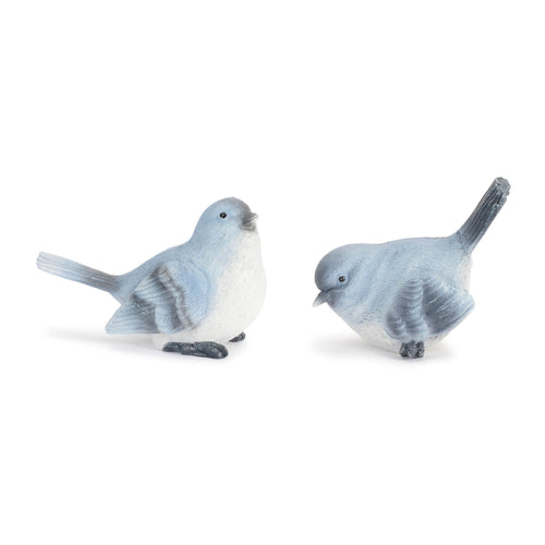 Bird (Set of 6) 3"H, 3.5"H Resin
