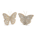 Butterfly (Set of 2) 5"H, 5.25"H Resin
