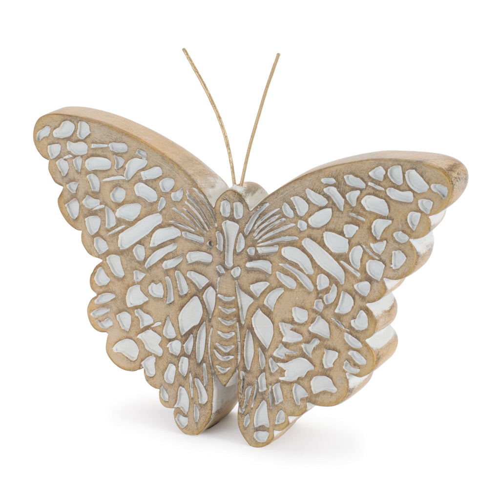 Butterfly (Set of 2) 5"H, 5.25"H Resin