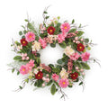 Mixed Floral Wreath 24"