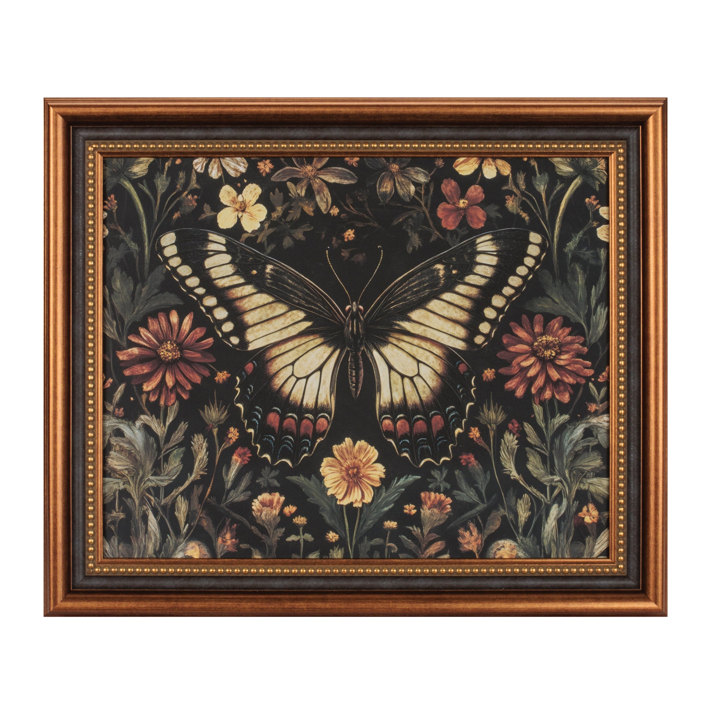 Framed Dark Academia Butterfly Print (Set of 2)