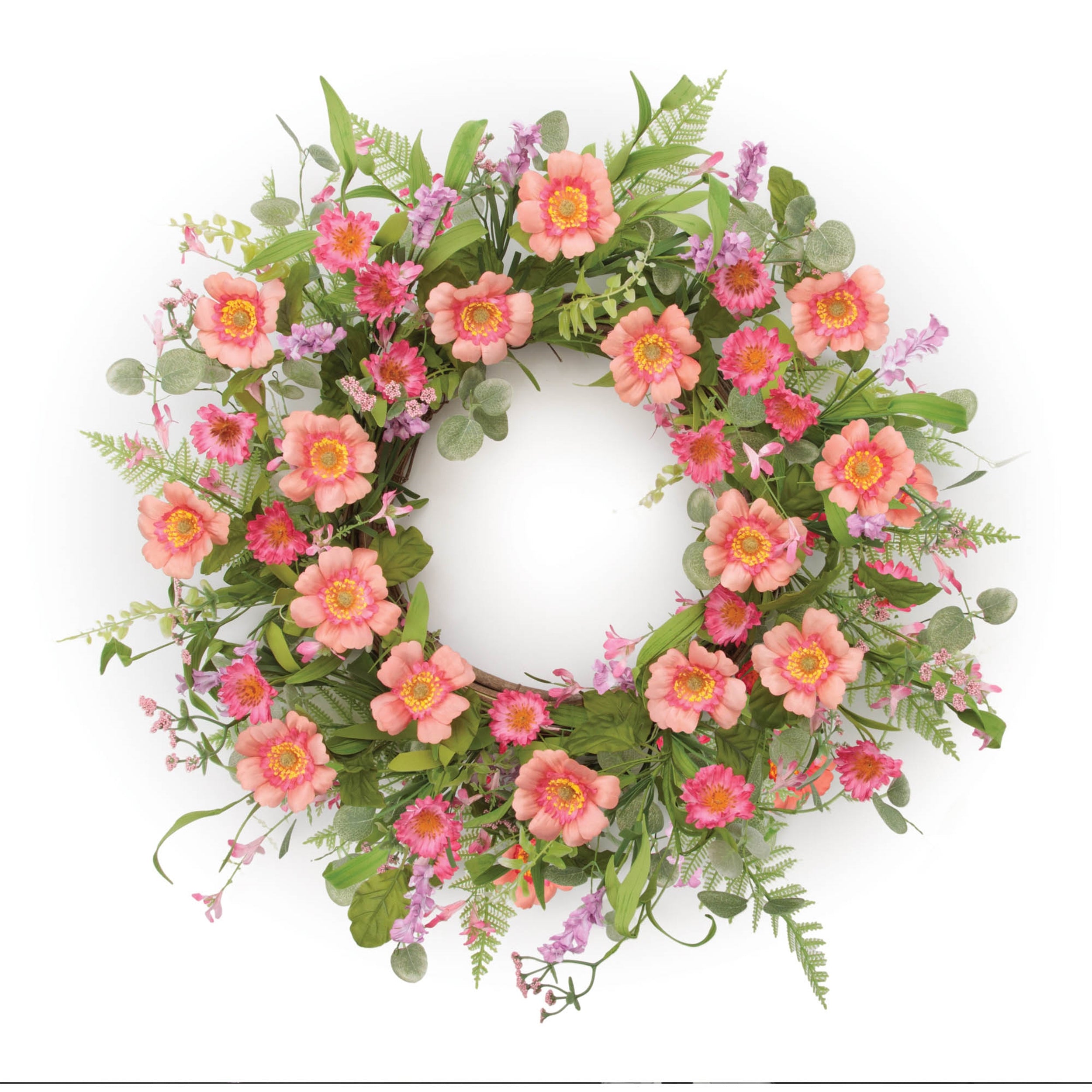 Mixed Floral Wreath 24" D