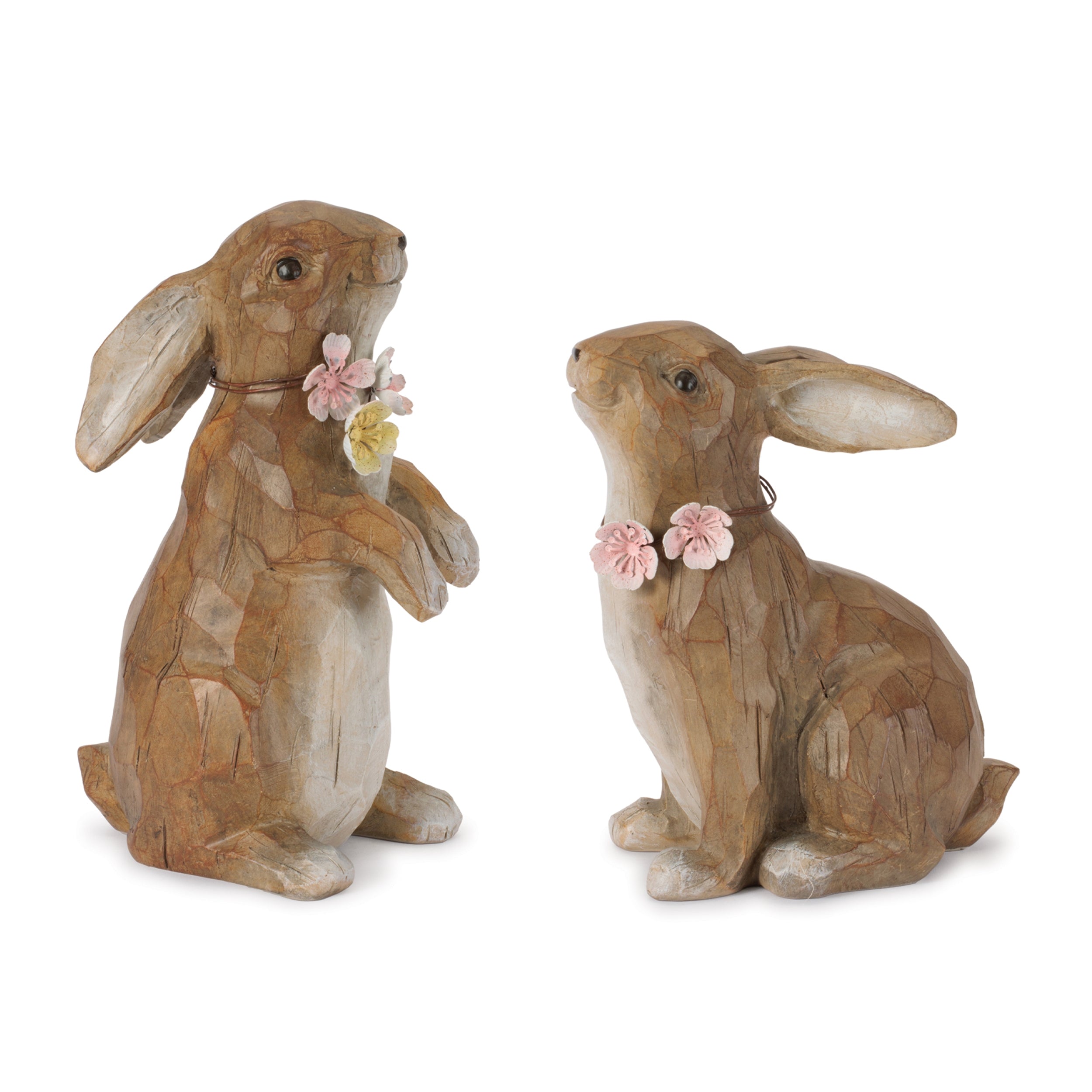 Bunny (Set of 2) 8.5"H, 10"H Resin