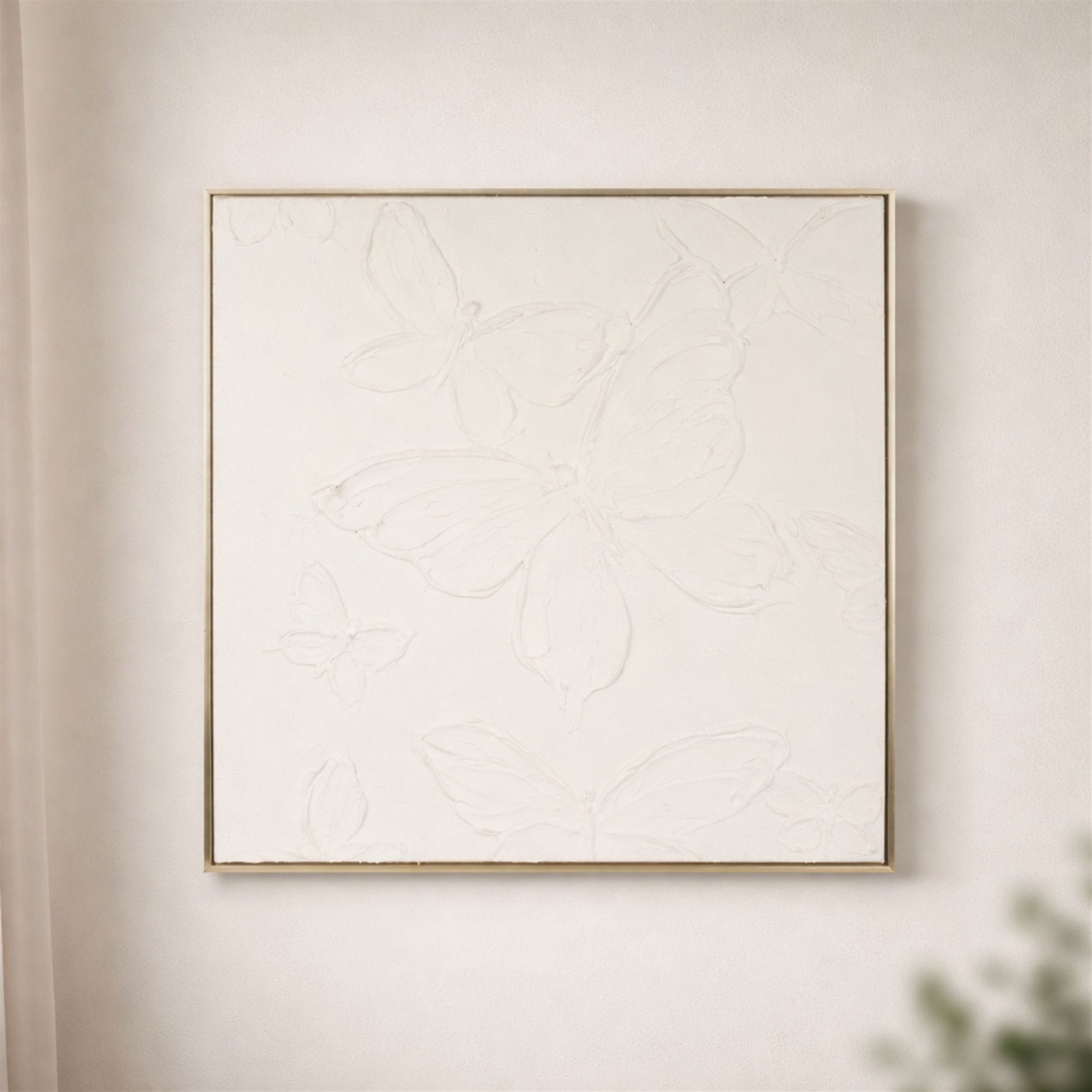Butterfly Frame 24”SQ Canvas