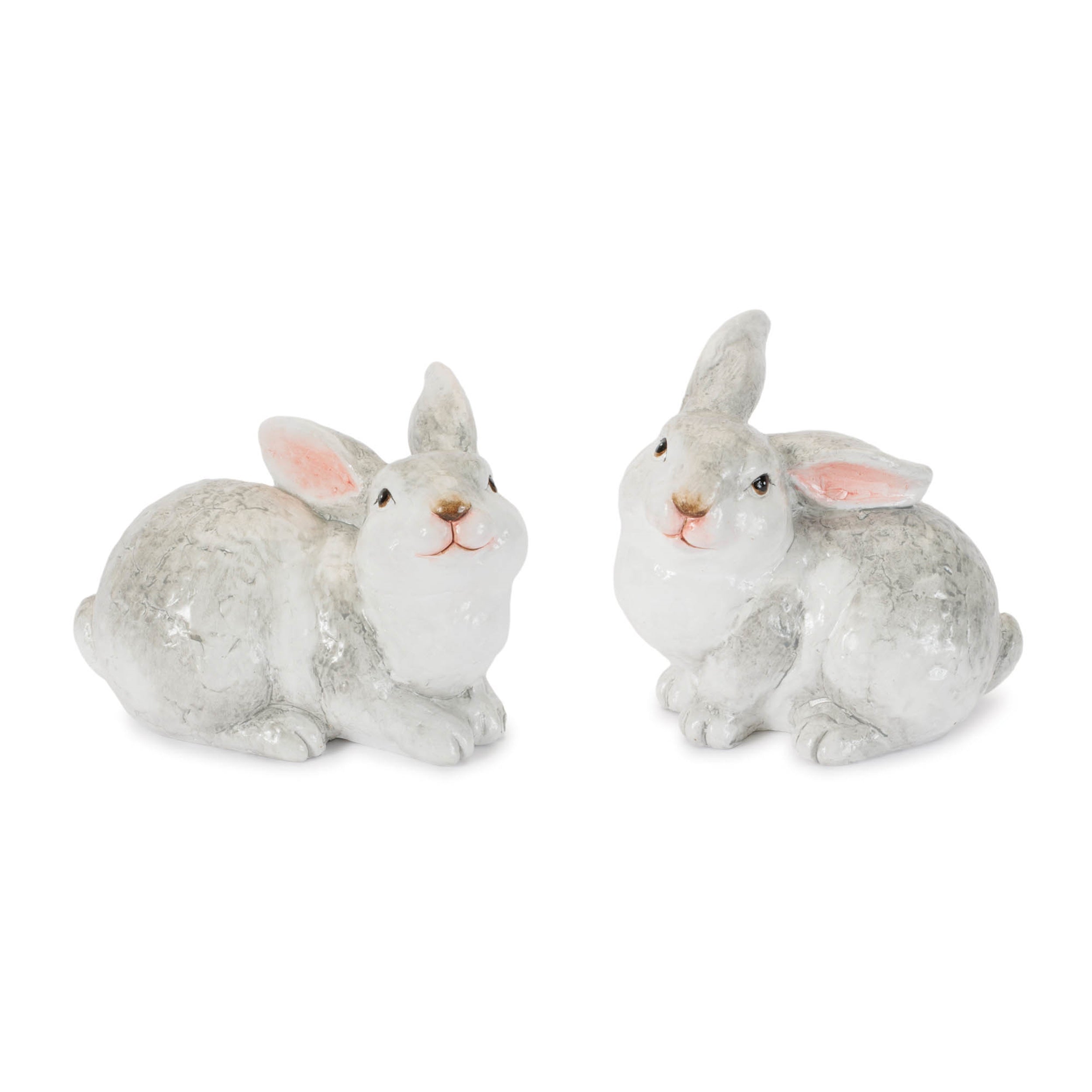Rabbit (Set of 2) 6.25"L x 5"H Terra Cotta