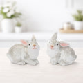 Rabbit (Set of 2) 6.25"L x 5"H Terra Cotta