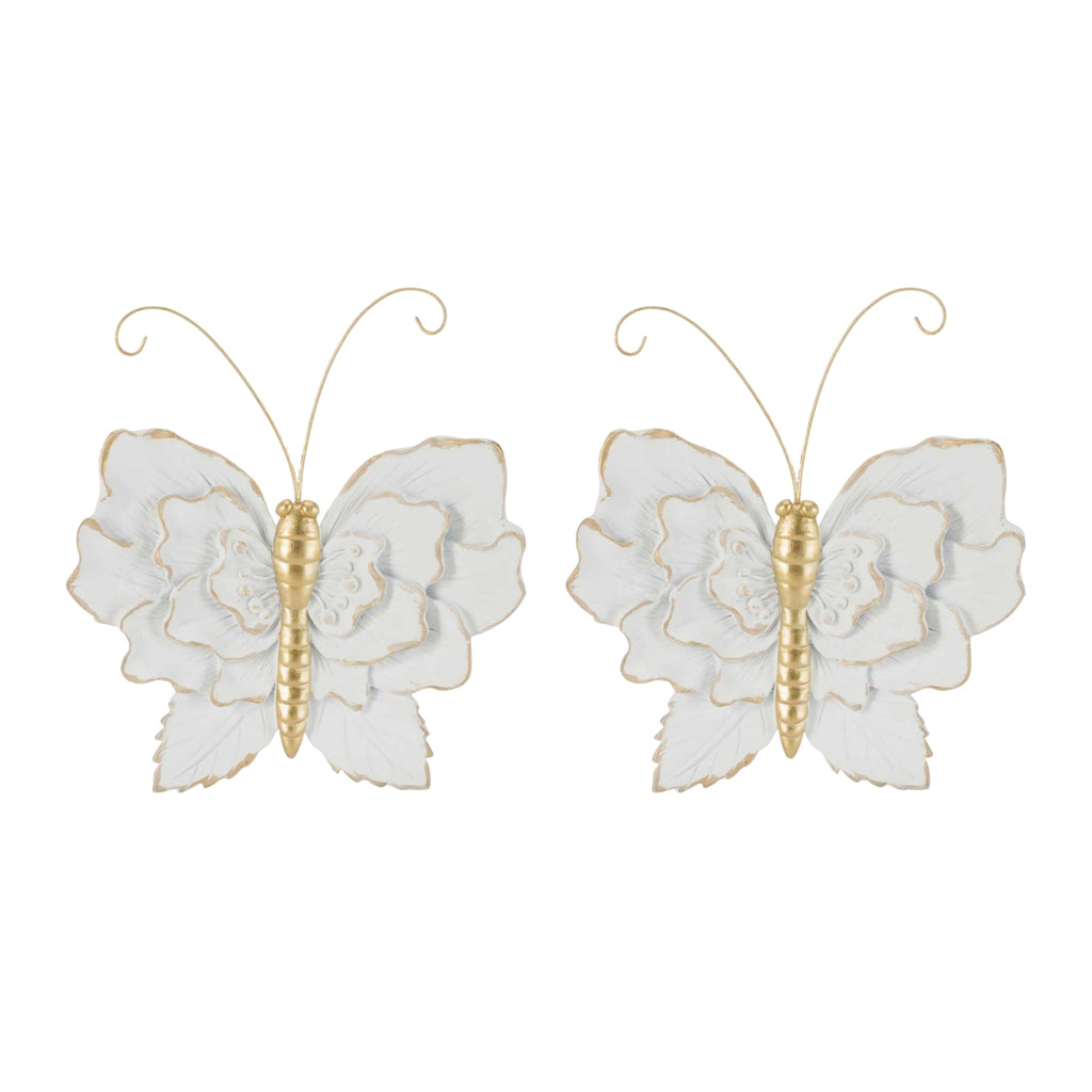 Butterfly (Set of 2) 5”H Resin