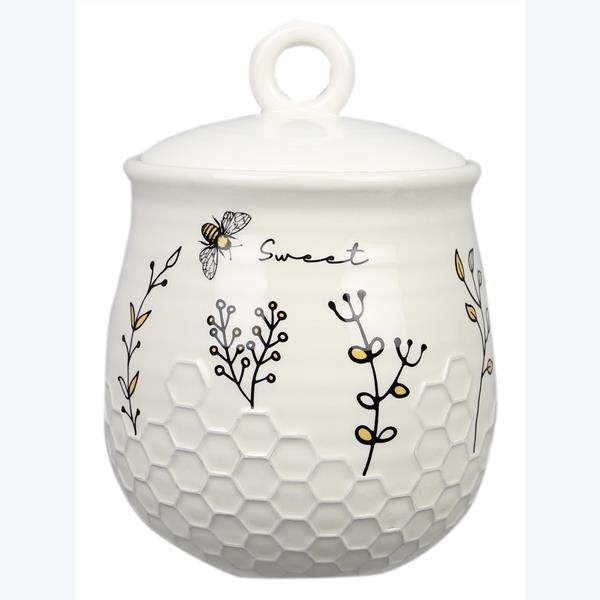 Honey Bee Ceramic Cookie Jar