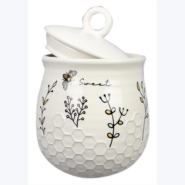 Honey Bee Ceramic Cookie Jar