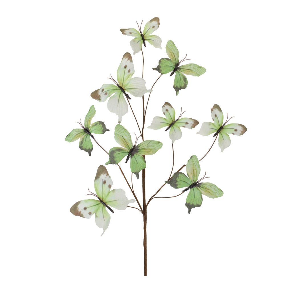 Butterfly Spray (Set of 4) 32”H Polyester