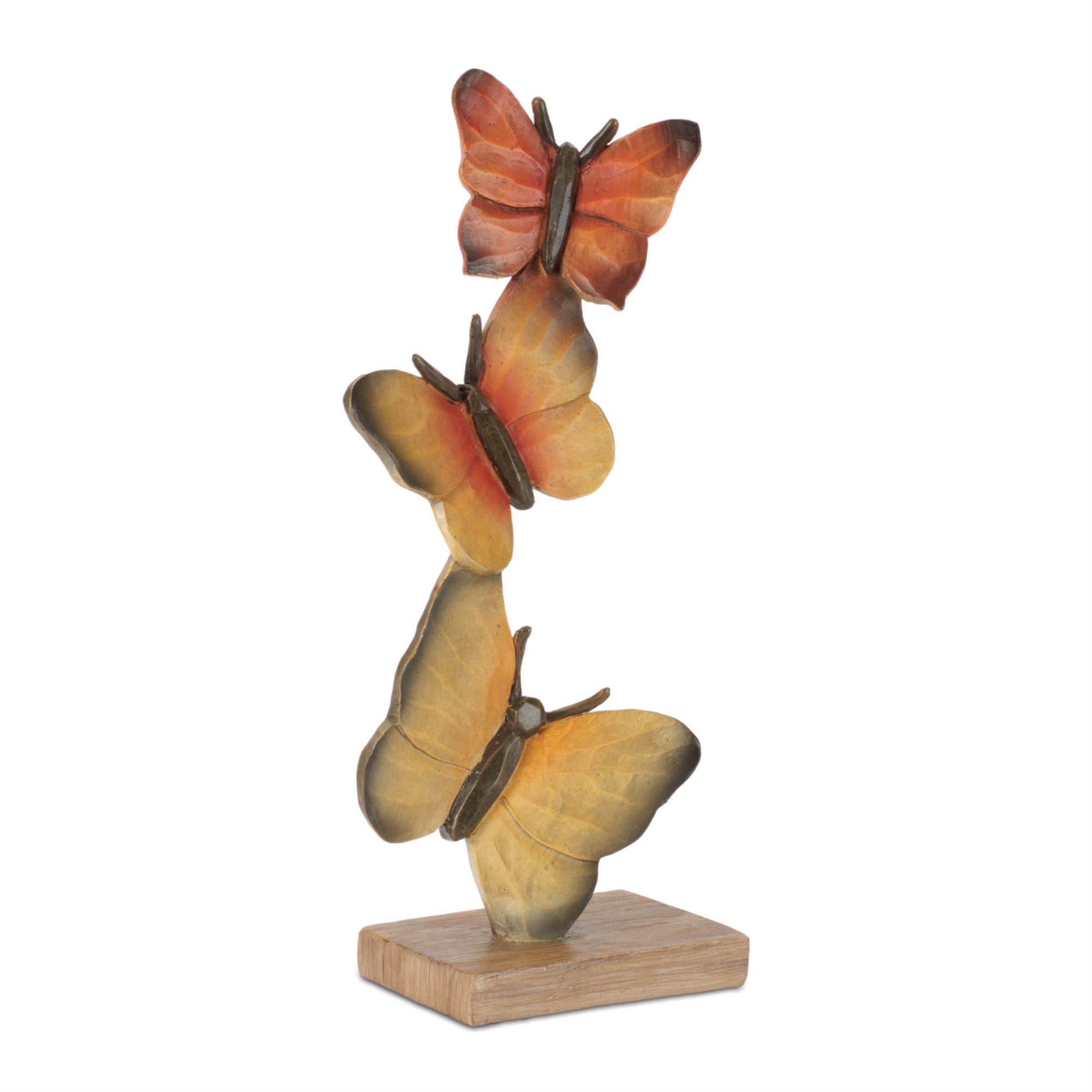 Butterfly Stack (Set of 2) 10.5”H Resin