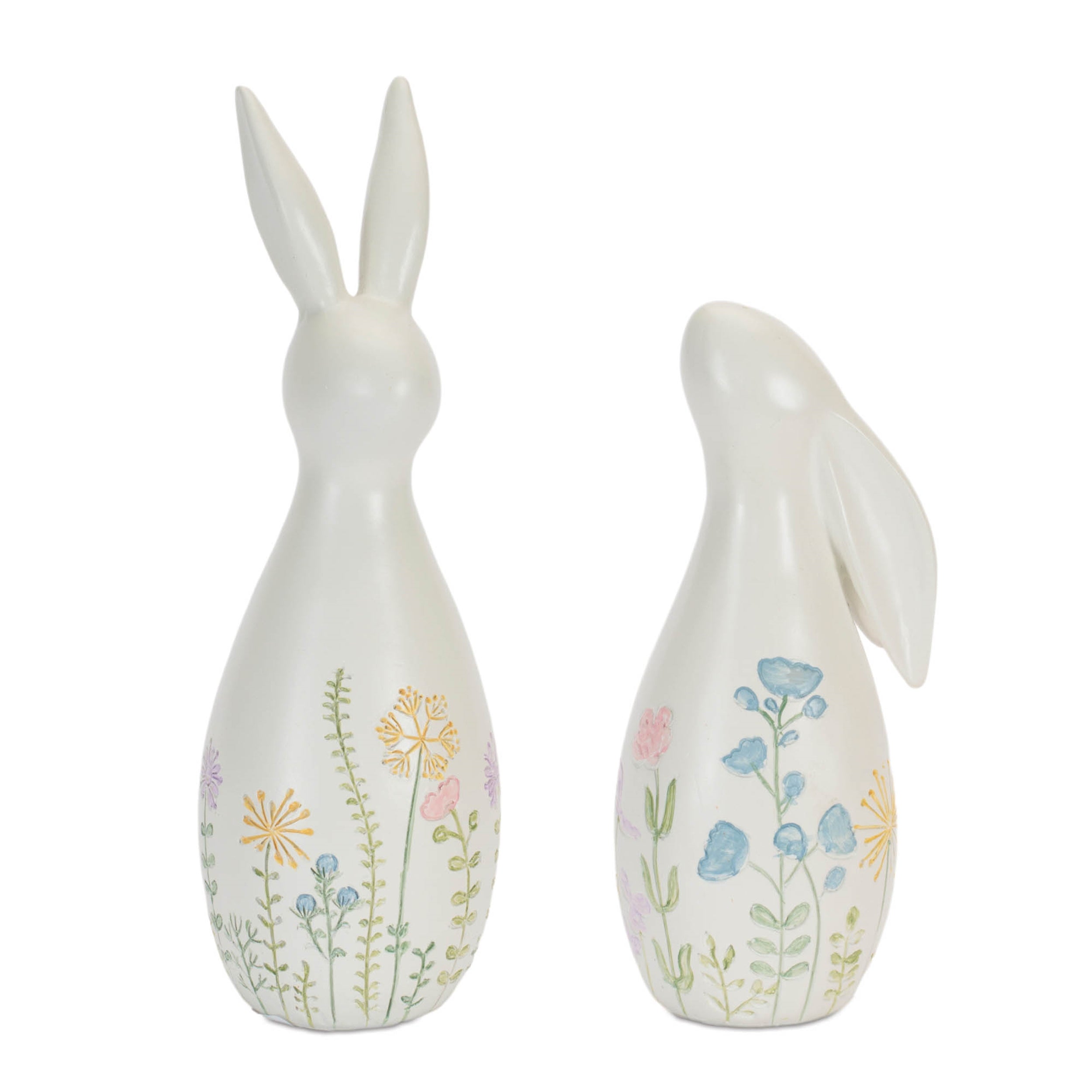 Rabbit (Set of 2) 7"H, 8.75"H Resin
