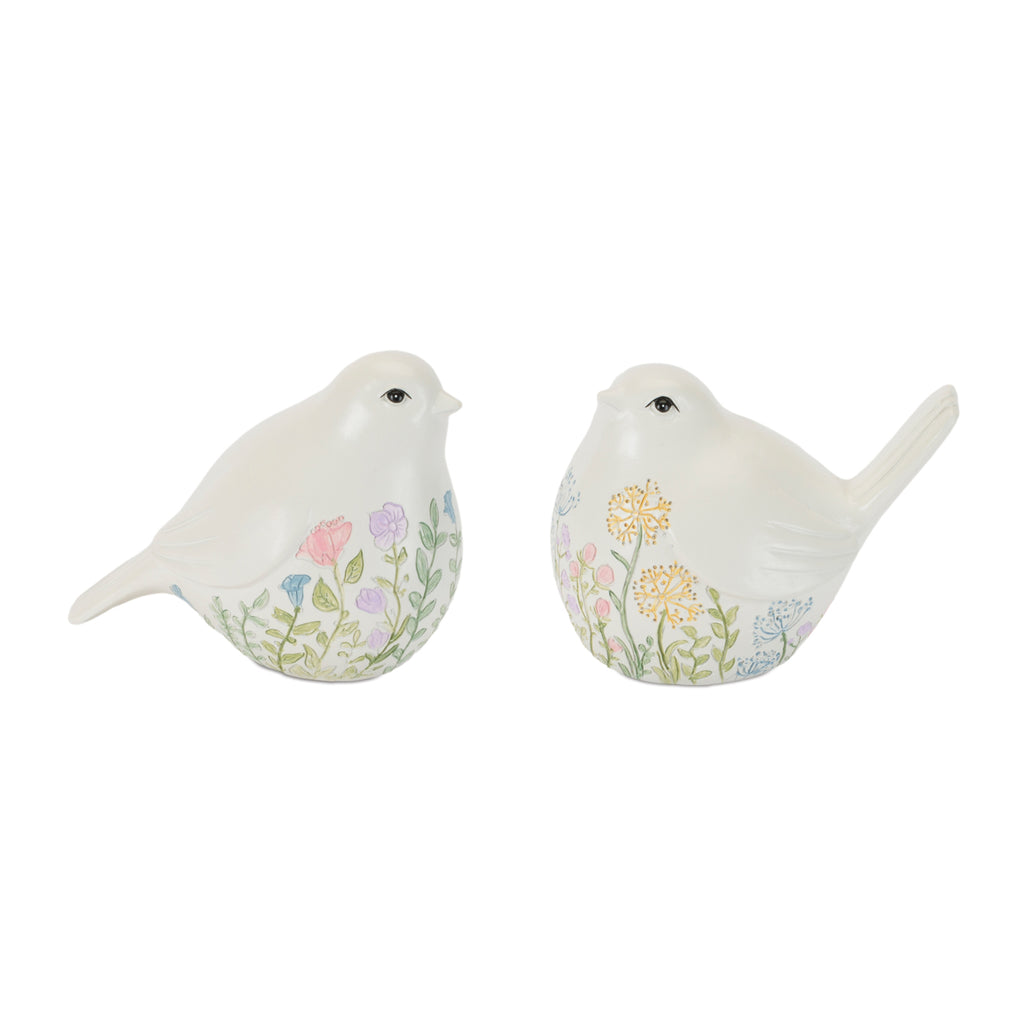 Bird on Branch Bookends (Set of 2) 3.5"L x 6.25"H Resin