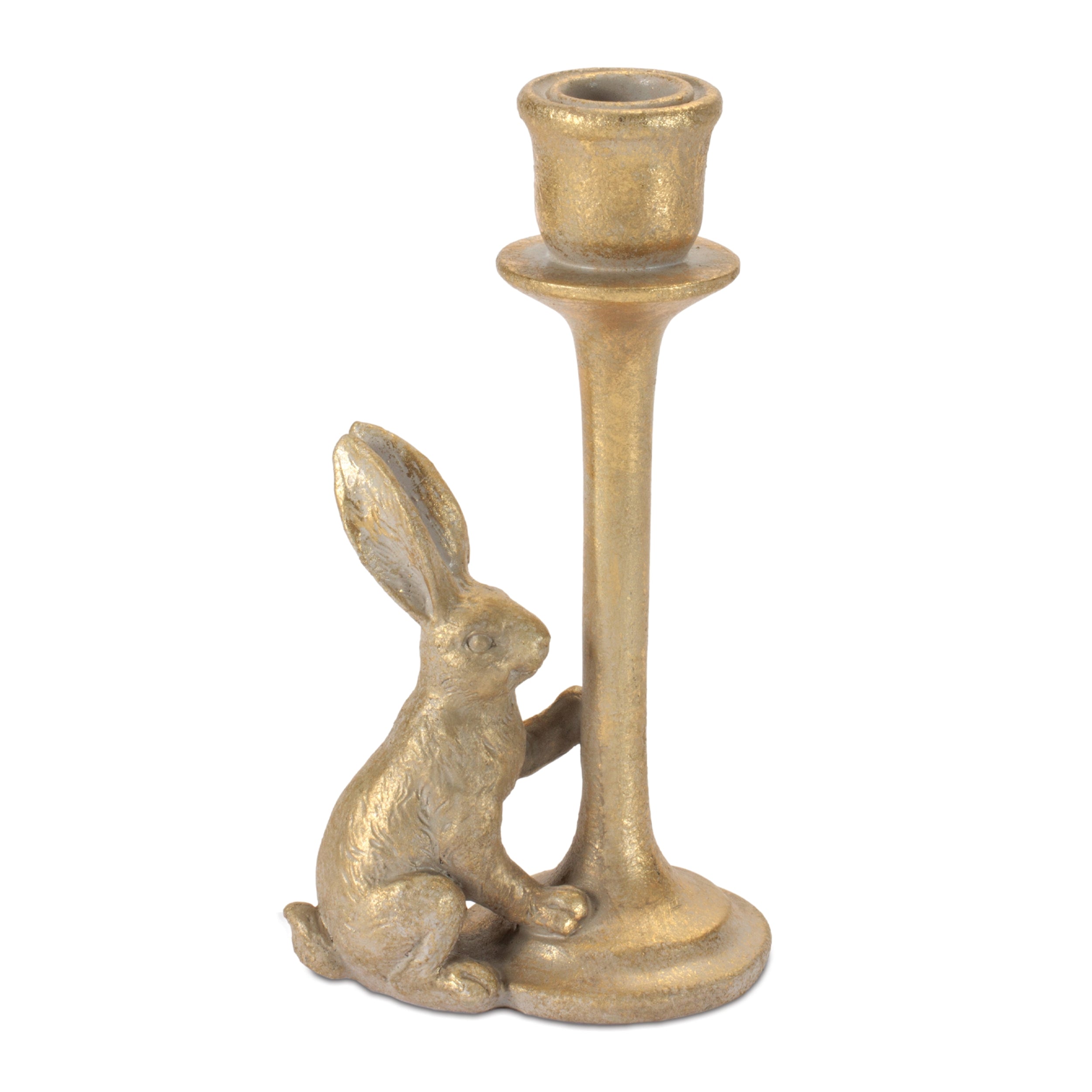 Rabbit Taper Candle Holder (Set of 4) 6"H, 7.75"H Resin