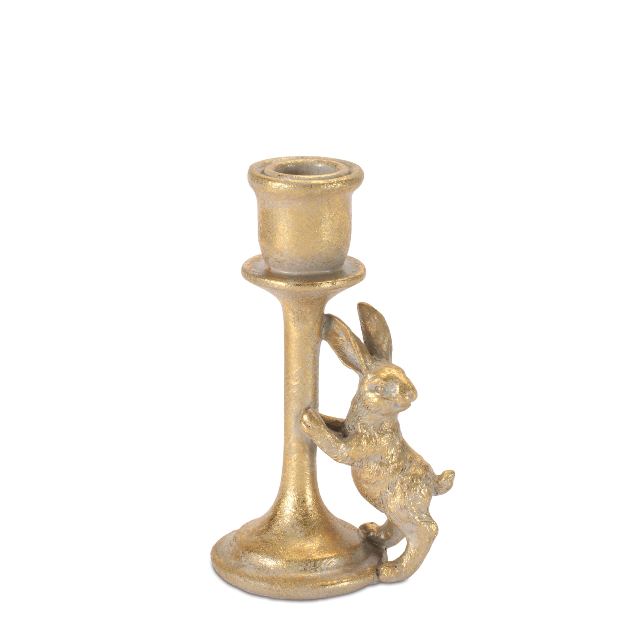 Rabbit Taper Candle Holder (Set of 4) 6"H, 7.75"H Resin