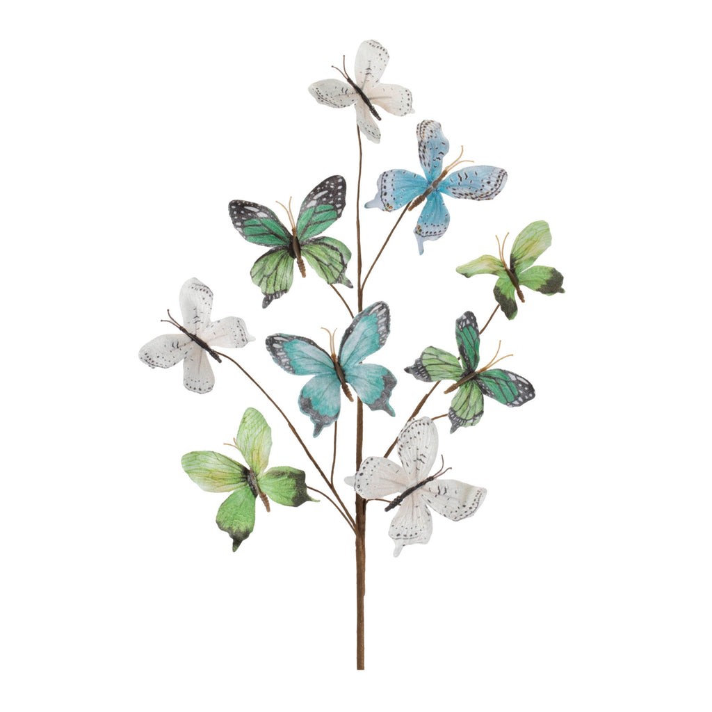 Butterfly Spray (Set of 6) 32”H Polyester