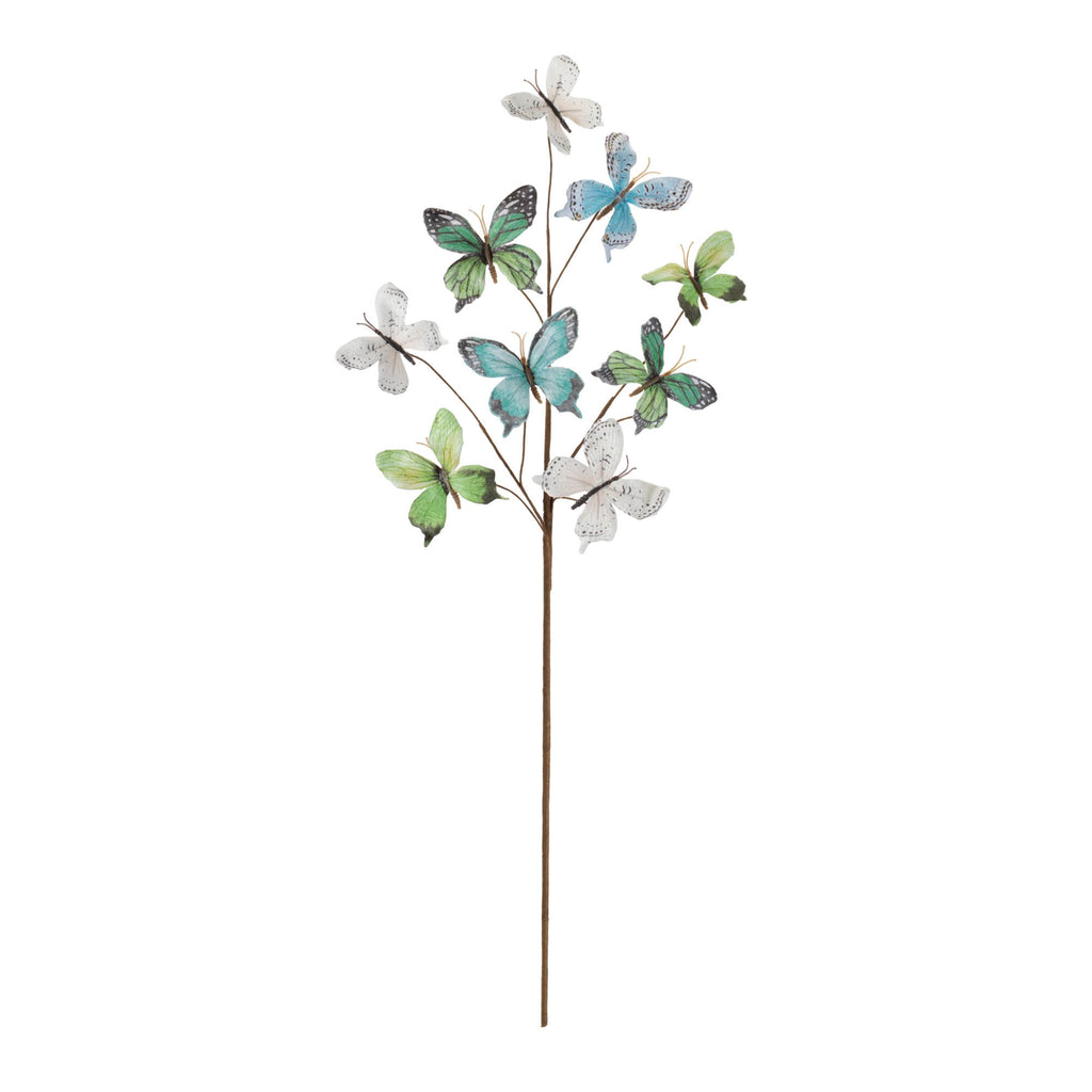 Butterfly Spray (Set of 6) 32”H Polyester