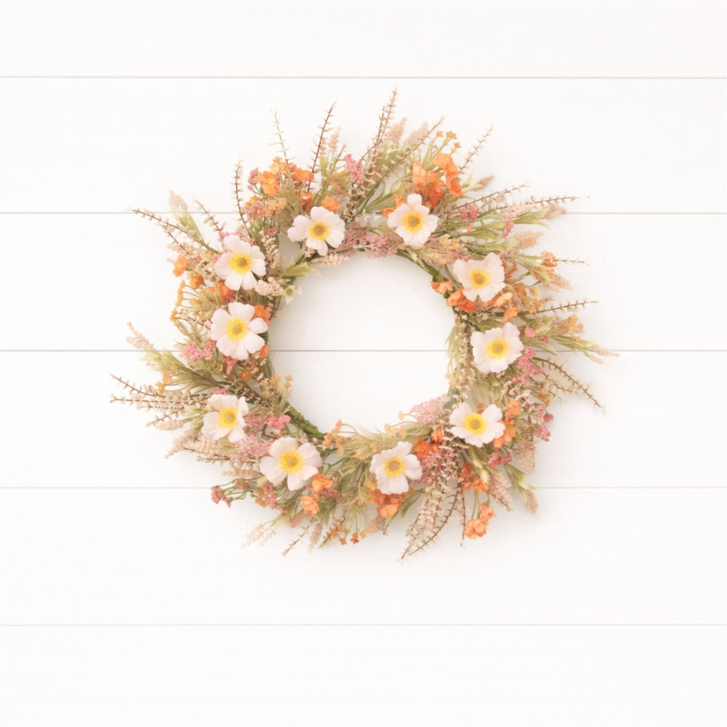 Mixed Floral Wreath 24"