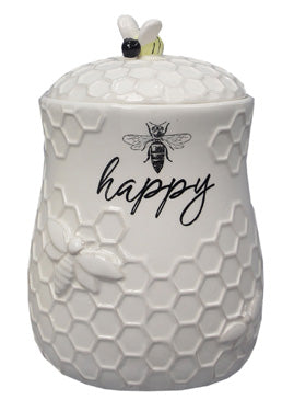 Ceramic Bee Treat Jar