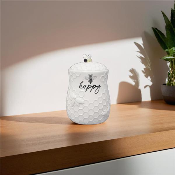 Ceramic Bee Treat Jar