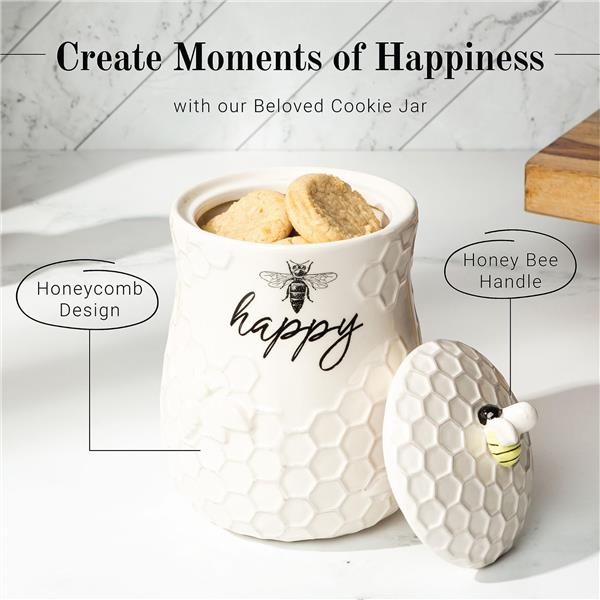 Ceramic Bee Treat Jar