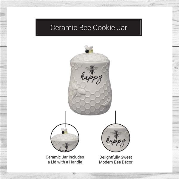 Ceramic Bee Treat Jar