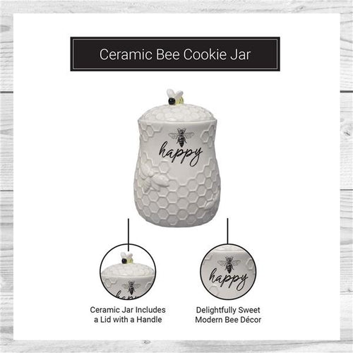 Ceramic Bee Treat Jar