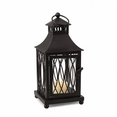 Traditional Black Metal Lantern (Set of 3)