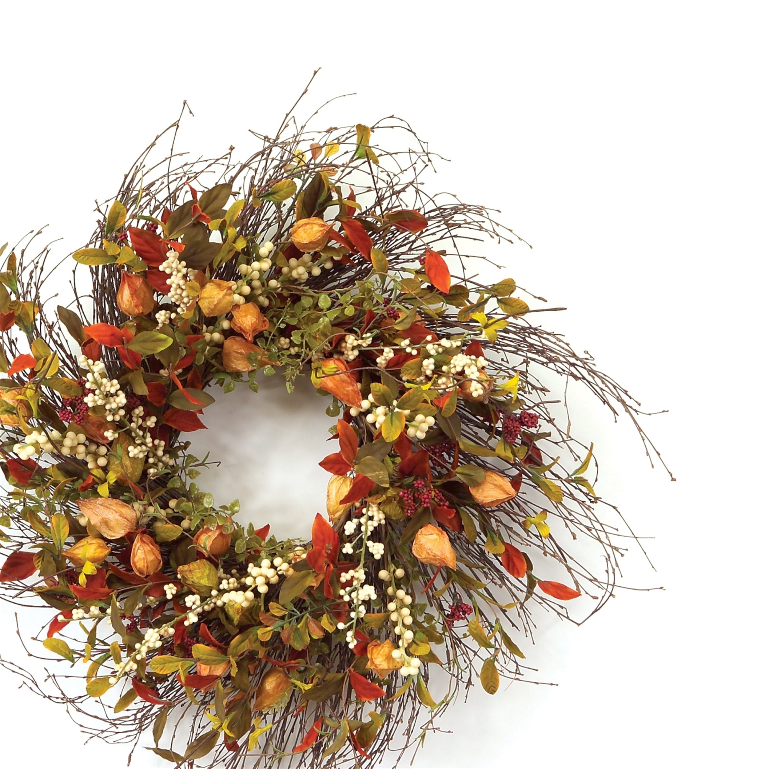 Cape Gooseberry Wreath 20"D