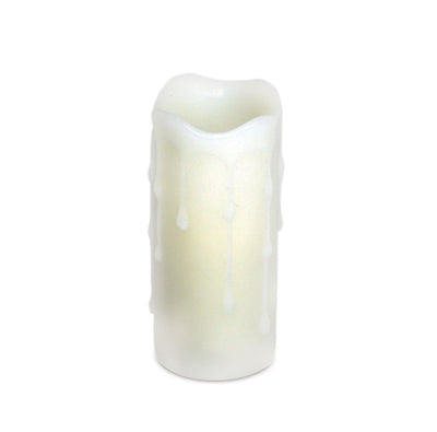 LED Dripping Wax Pillar Candles (Set of 6)