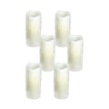 LED Dripping Wax Pillar Candles (Set of 6)