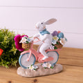 Bunny on Bike 6.5”H Resin (Set of 2)