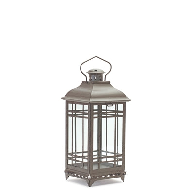 Traditional Brown Metal Lantern (Set of 3)