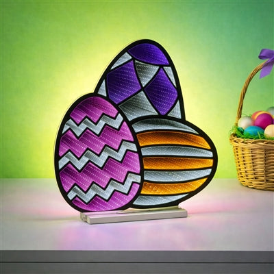 Easter Egg x3 Ekkolight 23.5"H