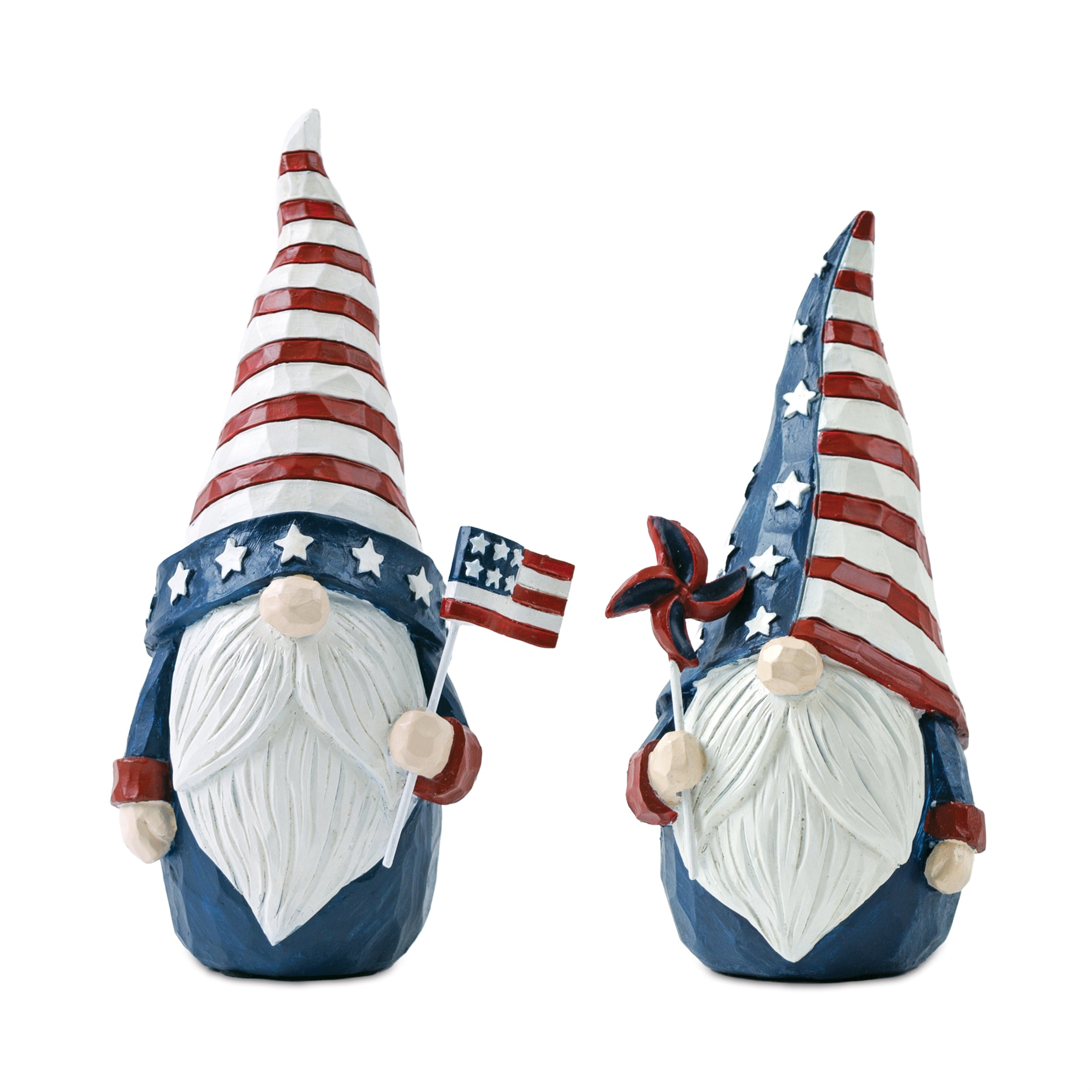 Americana Gnome Figurine (Set of 2)
