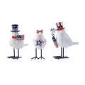 Americana Bird Figurine (Set of 3)
