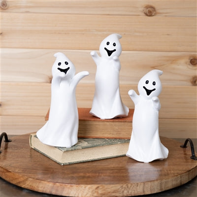 Spooky Ghost Figurine (Set of 3)