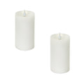 Simplux Designer LED Candle with Moving Flame and Remote (Set of 2)