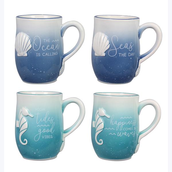 Ceramic Coastal Ombre Mug 4