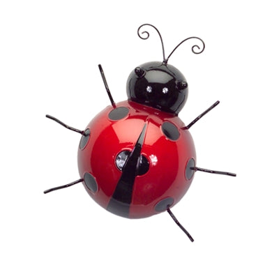 Metal Lady Bug Garden Decor (Set of 6)