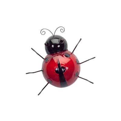 Metal Lady Bug Garden Decor (Set of 6)