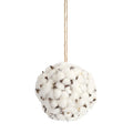 Cotton Orb with Twine Hanger (Set of 6)