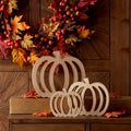 Wood Pumpkin Cut-Out (Set of 6)
