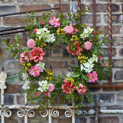 Cosmos Berry Wreath 27"D