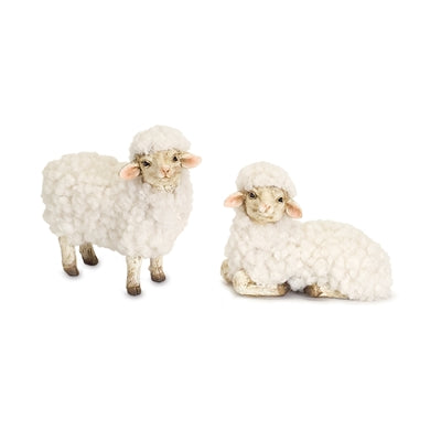 Happy Tabletop Sheep Figurine (Set of 8)